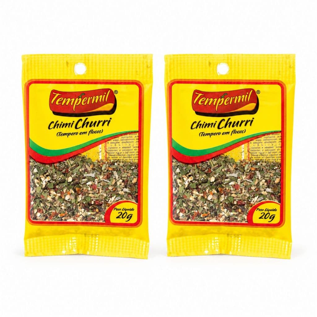 Kit 2 Temperos Chimichurri Tempermil 20g para Carnes, Churrasco, Frango e Molhos