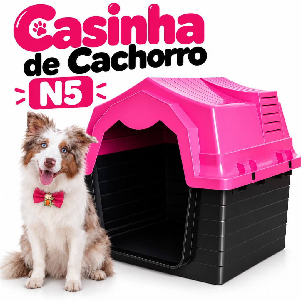Casinha De Cachorro N5 ou N4 Para Cachorro Pequeno E Médio Porte várias cores