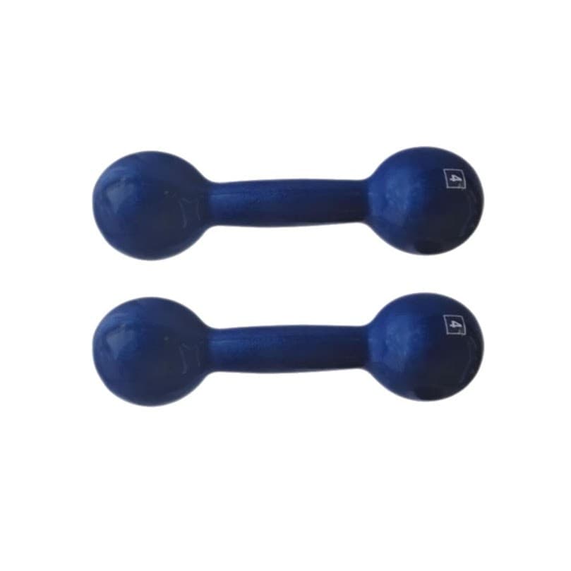 Kit Fortalecimento Par de Halteres Emborrachado Academia 4Kg