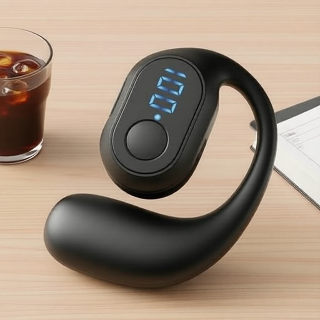 Fones de Ouvido Bluetooth Esportivos para Negócios KY2 Pro, Design Exclusivo, Fones à Prova d'Água, Microfone HD para Ch
