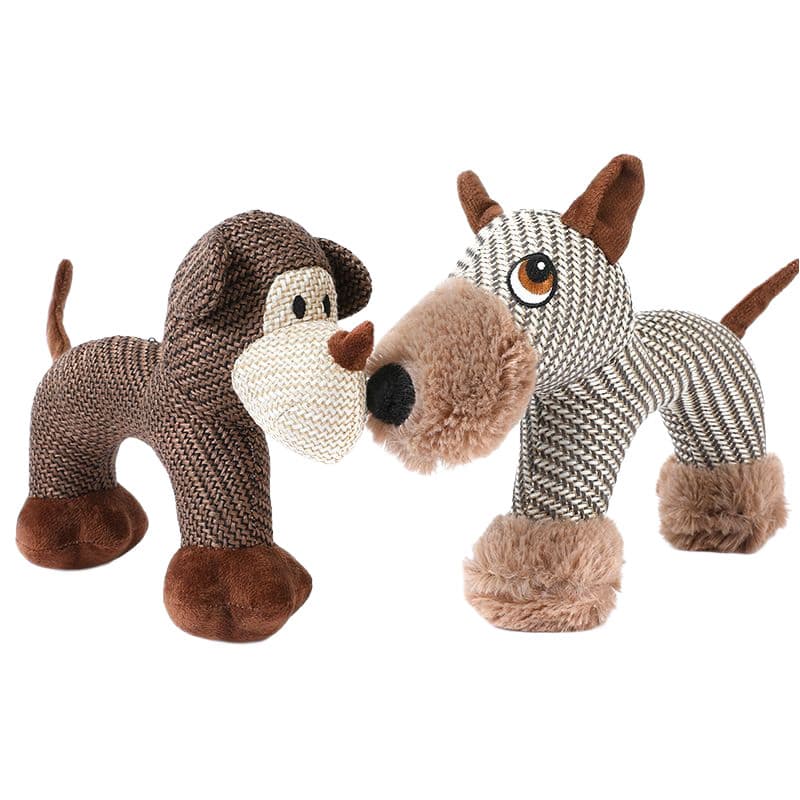 Suprimentos para animais de estimação brinquedos para cachorros pequenos brinquedos de pelúcia com som em forma de Anima