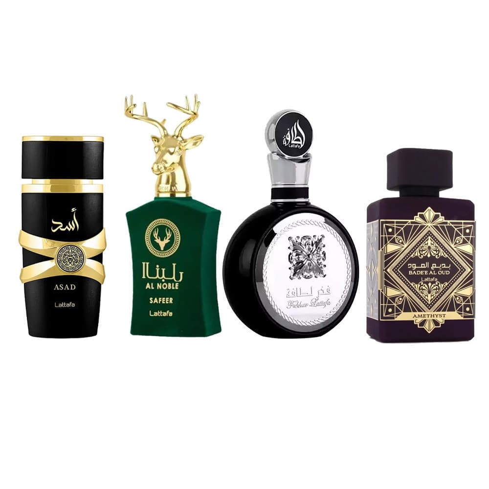 Kit 4 Perfumes Árabes Masculinos Importados 60ml