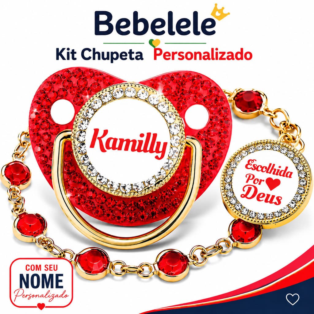 Chupeta ortodôntica para bebê, personalizada com o nome do bebê, chupeta de silicone BPA Free& JD0X