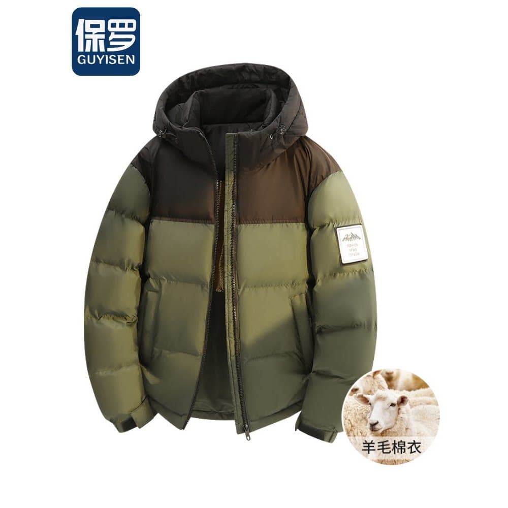 Paul Winter 2026 Jaqueta masculina com capuz Jaqueta acolchoada de grafeno Jaqueta acolchoada com ferramentas Jaqueta ac