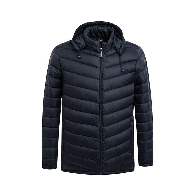 Outono novo estilo masculino jaqueta acolchoada de algodão leve jaqueta acolchoada de algodão costelas de porco jaqueta 
