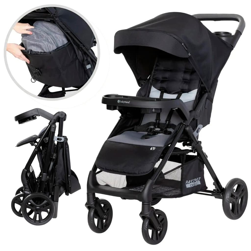 Carrinho De Bebê Passeio Passport Cargo Até 22kg Baby Trend
