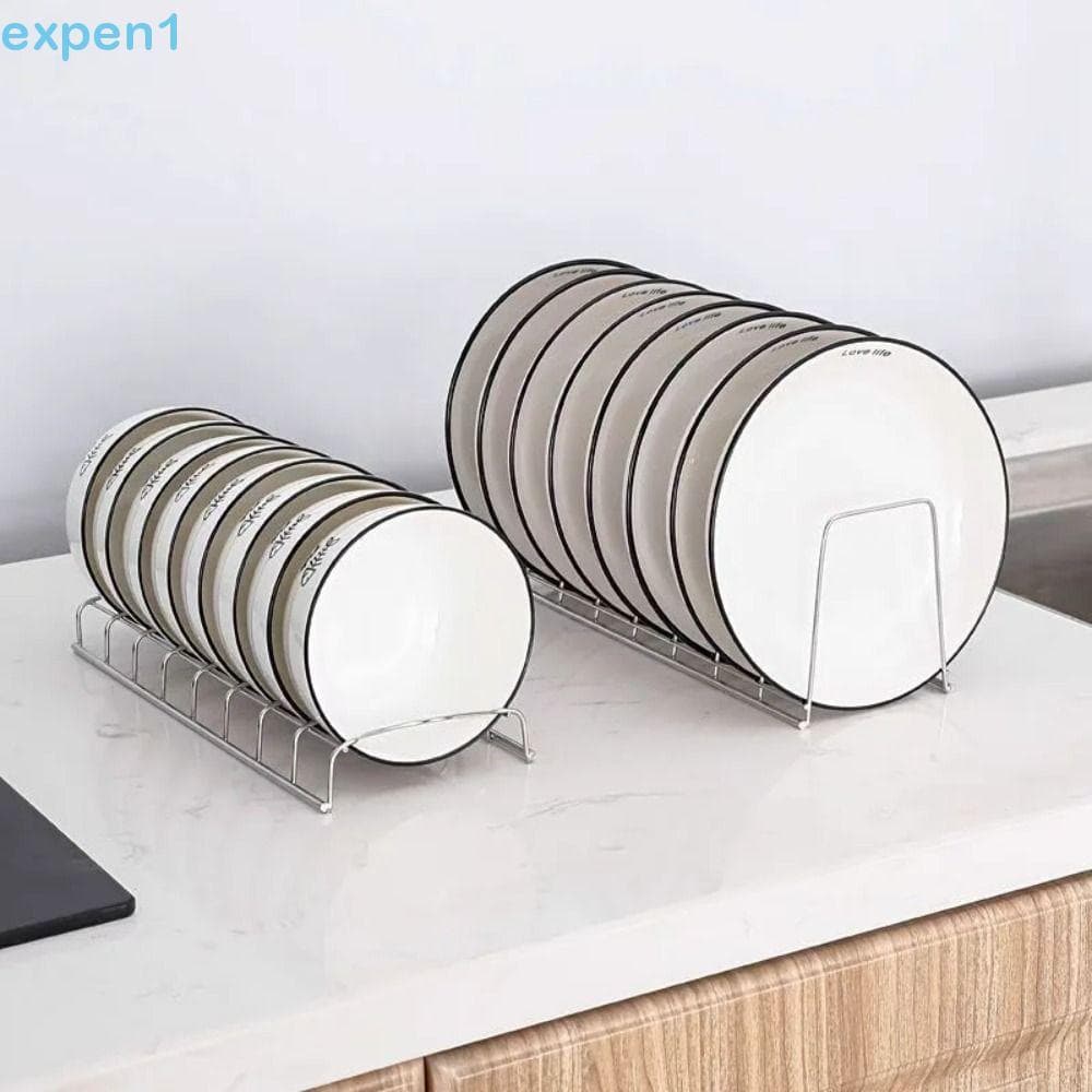 EXPEN Rack De Secagem De Pratos , Organizador De Cozinha Drenagem De Tigela De Aço Inoxidável , Suporte Multiuso