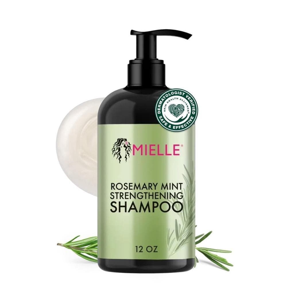 Shampoo Fortificante para Cabelo com Biotina e Alecrim da MielleOrganics - Shampoo hidratante, adequado para homens e mu