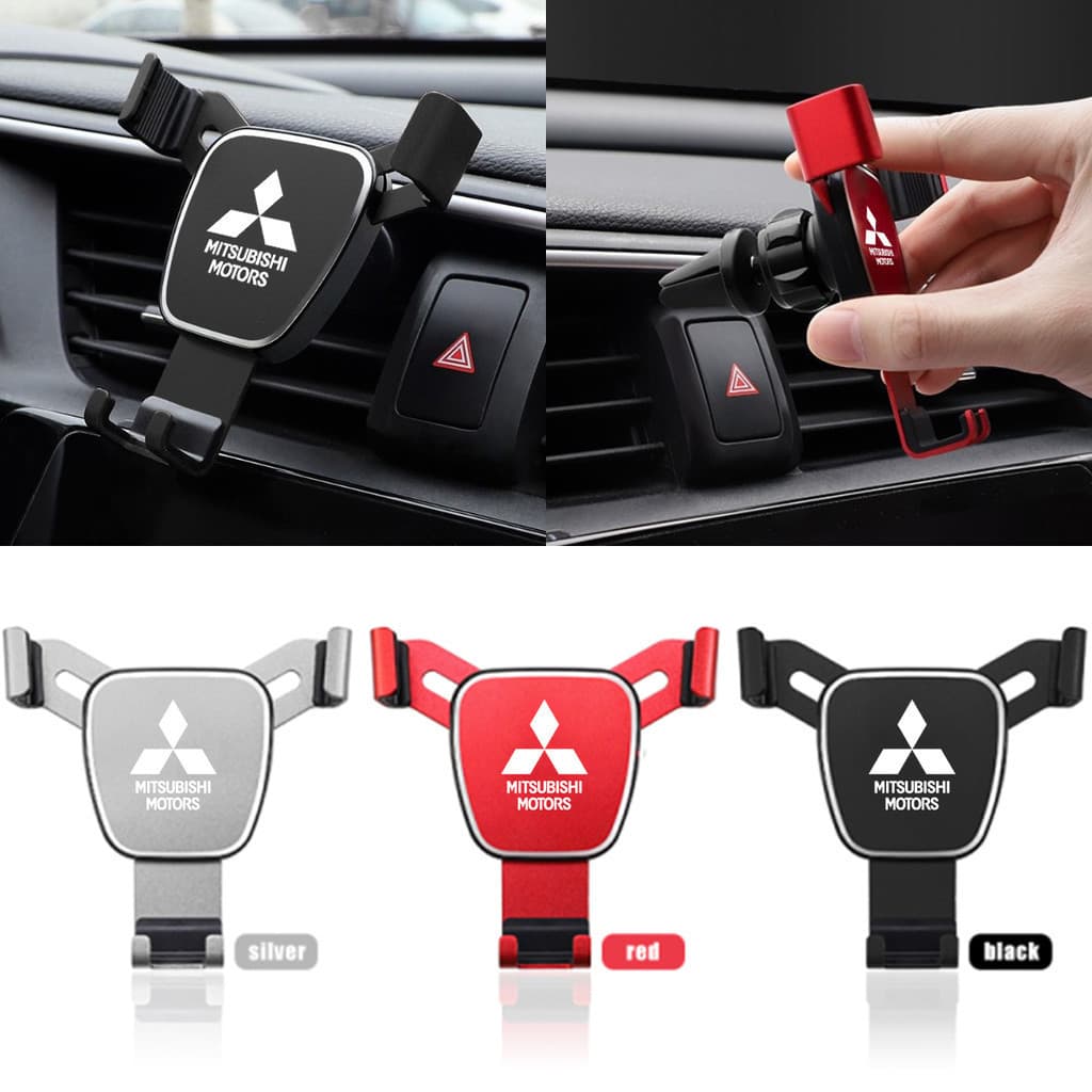 Suporte de Telefone Automático para Carro com Clipe de Fechamento Automático para Mitsubishi Lancer 9 10 ASX L200 Colt P