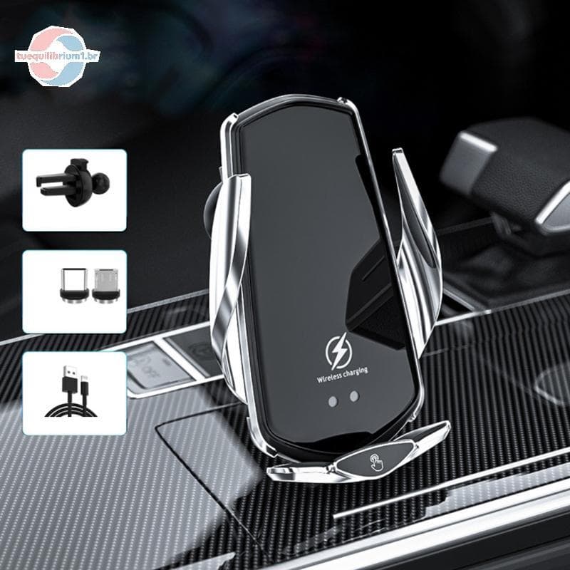 tue Sensor Inteligente Carregador Sem Fio Do Telefone Carro 15W Carregamento Rápido Auto-Braçadeira Suporte Para E Todos