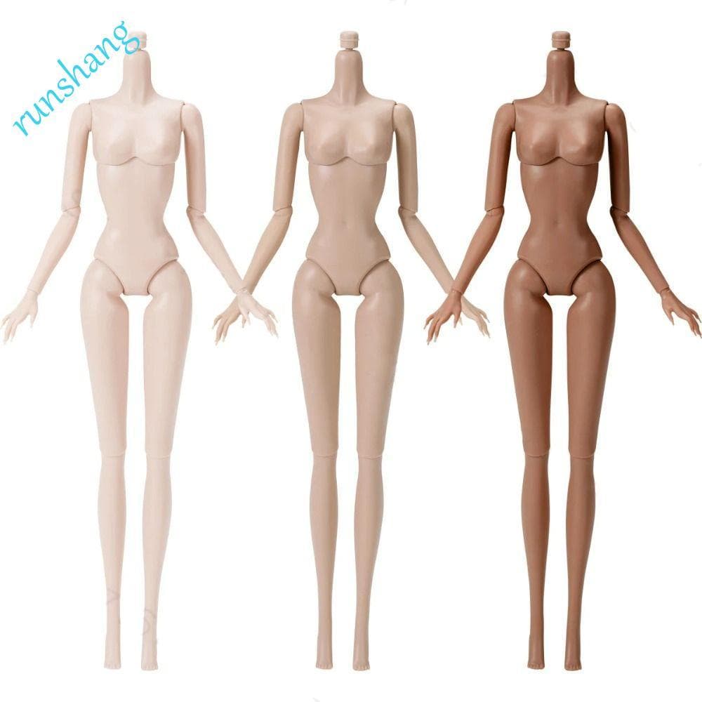 RUNSHANG Bonecas BJD Nuas Articuladas , Boneca Sólida 11 Articulações 30cm Super Modelo , Corpo De Figura De Pele Europe
