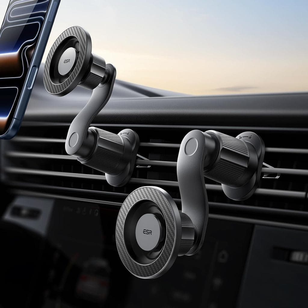 ESR OmniLock para Suporte de Carro MagSafe, 360 °   Suporte de Telefone Rotativo para Saída de Ar do Carro, Suporte Magn