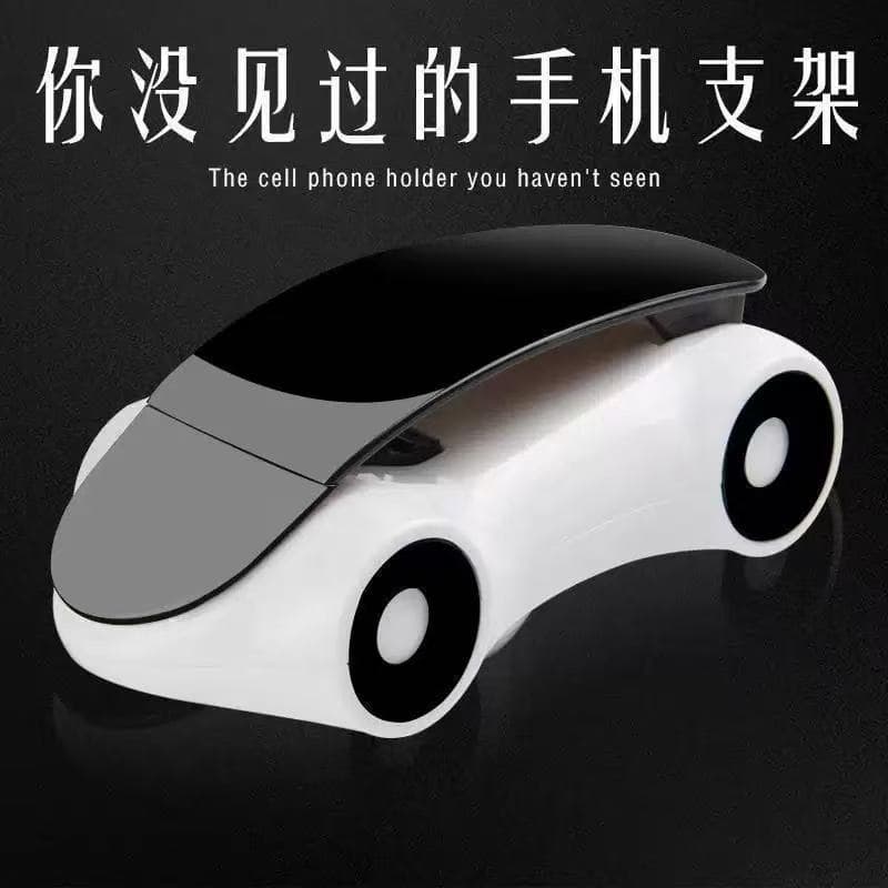 Suporte criativo para celular de carro, ornamento em formato de carro, suporte multifuncional para celular, console cent