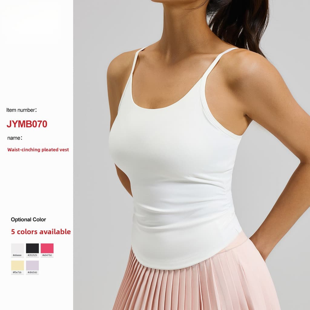 Colete à prova de choque copo fixo estilingue sutiã Fitness interior esportes roupa interior feminina