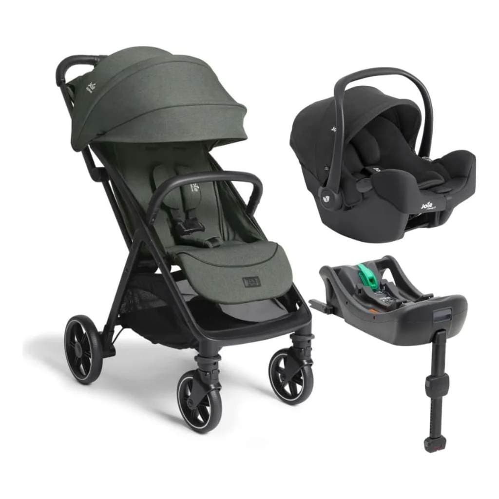 Carrinho de Bebê Parcel LX Evergreen + Bebê Conforto Raven + Base I-Snug  – Joie MB