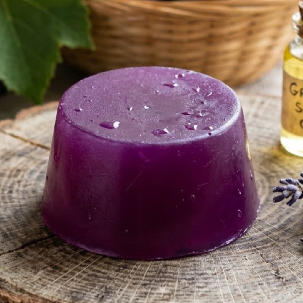 Shampoo Sólido de Uva Hidratante | Vegano, Natural & Artesanal | Ecolita