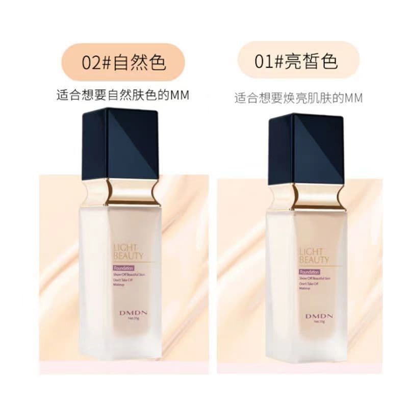 Base líquida DMDN não tira maquiagem não gruda máscara corretivo hidratante base de controle de óleo BB Cream Maquiagem 