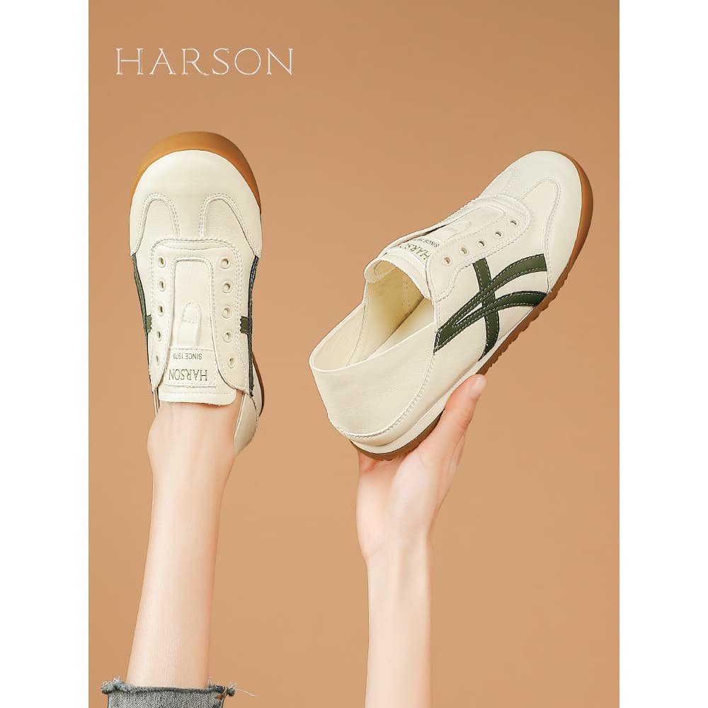 Husen sapatos casuais planos 2026 primavera novo estilo de venda quente Retro confortável sapatos de treinamento alemão 