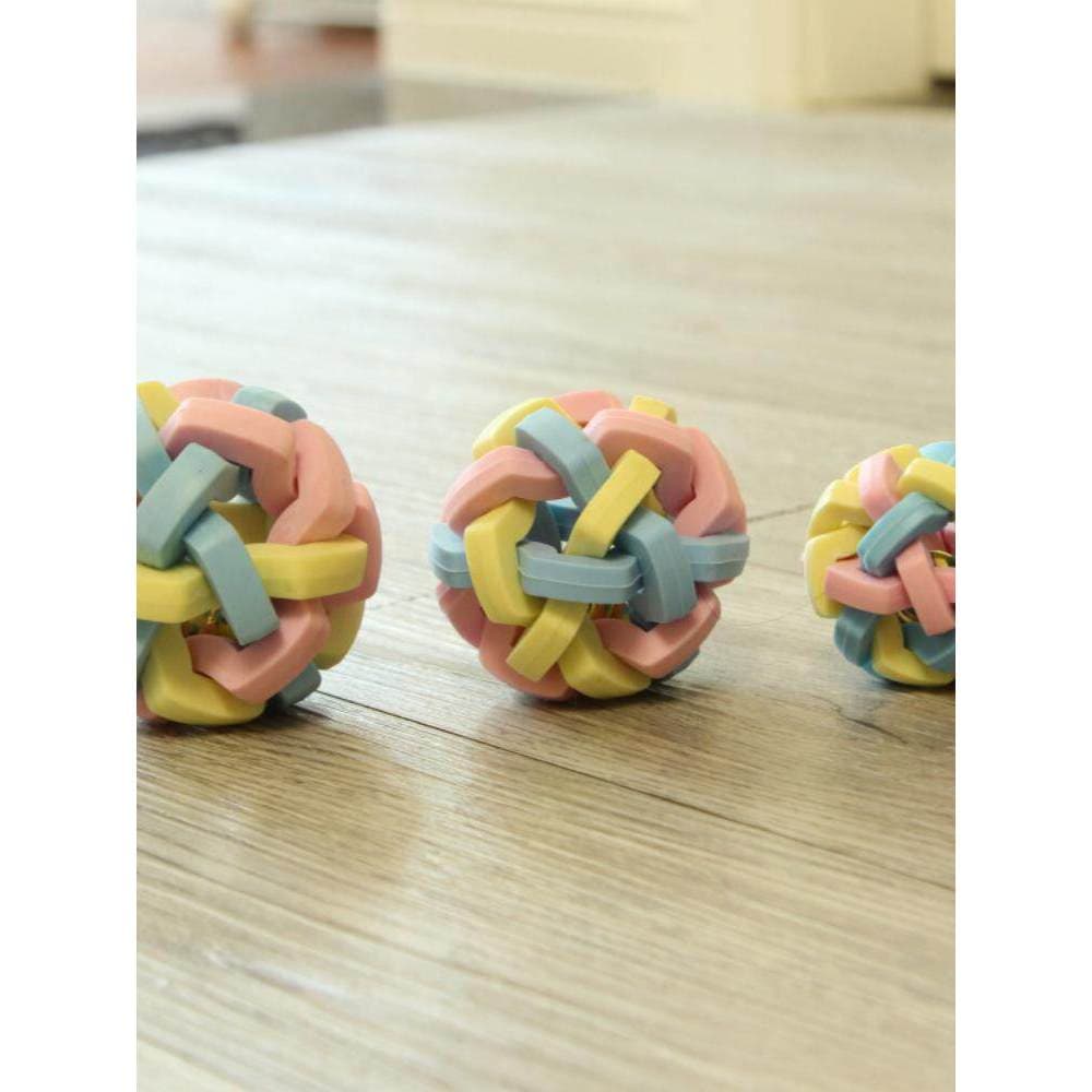 Brinquedo para cachorro, resistente à mordida, bola saltitante colorida, bola saltitante, brinquedo para animais de esti