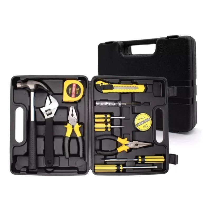 Conjunto de caixa de ferramentas multifuncional Conjunto de ferramentas de armazenamento doméstico de 9/12 peças