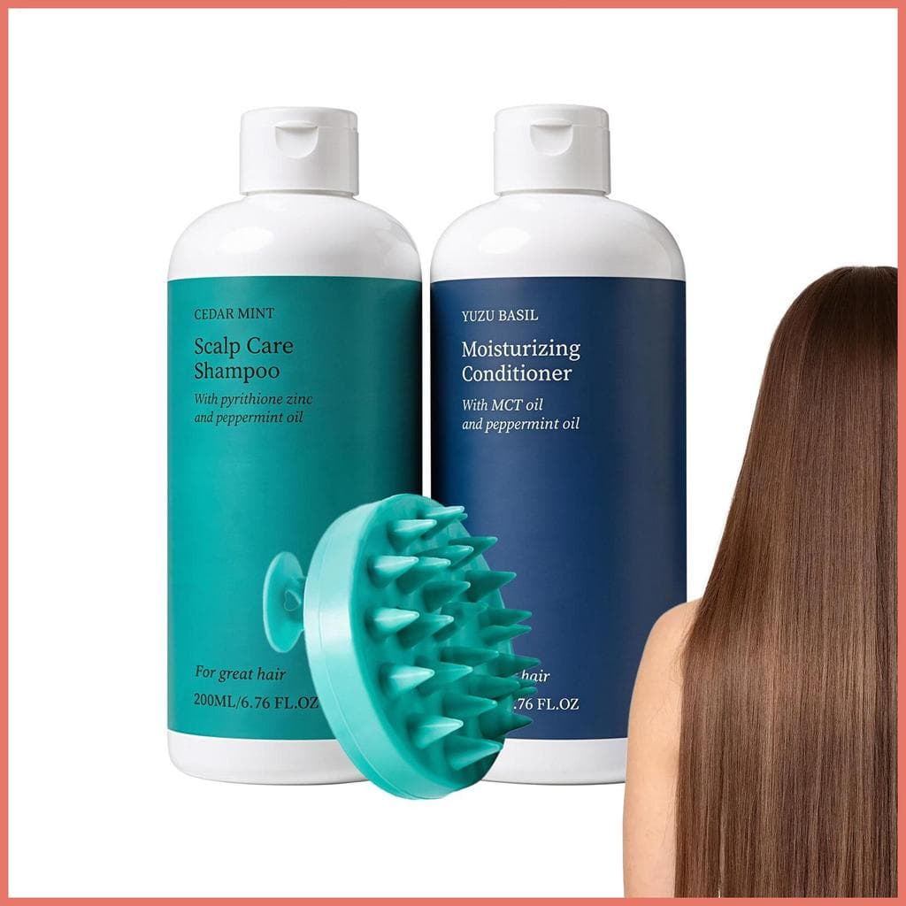 Shampoo Natural Hidratante Cabelo Couro Cabeludo Limpeza E Condicionador Para Mulheres Cuidados Diários xurit3br