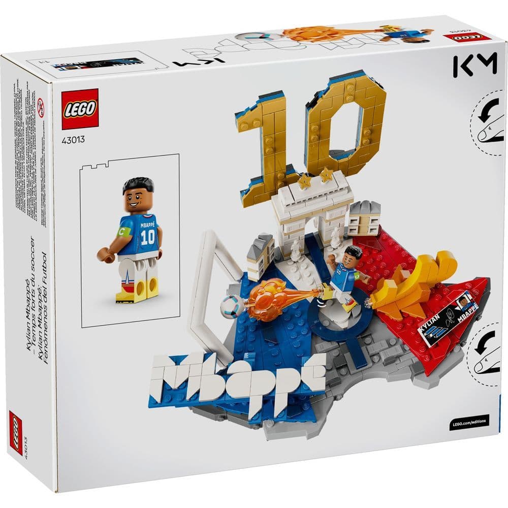 Blocos de Montar - Destaques do Futebol: Kylian Mbappe LEGO DO BRASIL