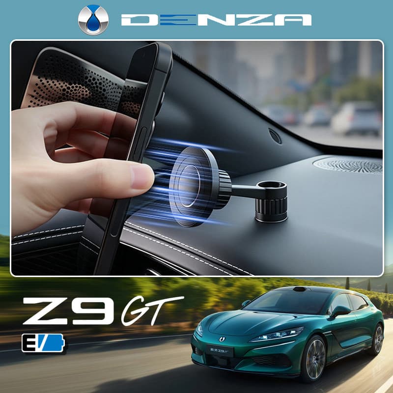 Denza Z9gt ev especial carro dedicado acessórios do carro dedicado suporte do carro do telefone móvel sem perfuração con