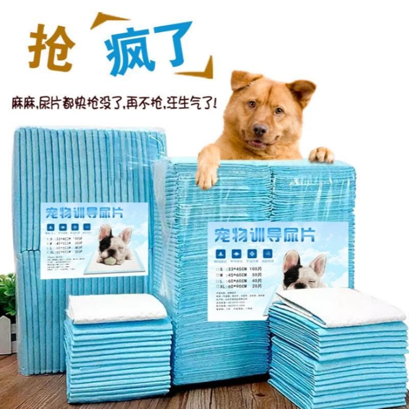 Fraldas para treinamento de animais de estimação, fraldas absorventes descartáveis espessadas para gatos, 100 peças, fra