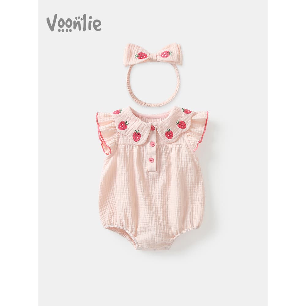 Fan Hunter roupas de bebê roupas de verão bebê recém-nascido macacão bebê menina princesa macacão cem dias macacão verão