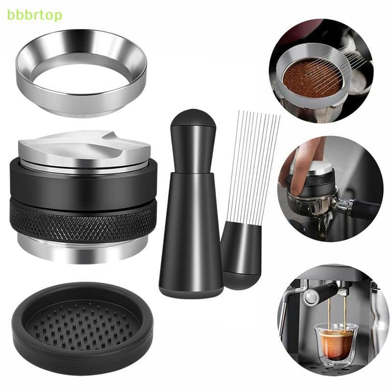 bbbrtop 5 Peças Kit De Acessórios Para Café Expresso , Distribuidor De E Nivelador De Adulteração , Ferramenta WDT Conju