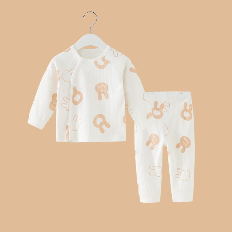 Bebê roupas de outono conjunto de duas peças algodão puro bebê menino menina roupas de bebê outono Split terno roupas de