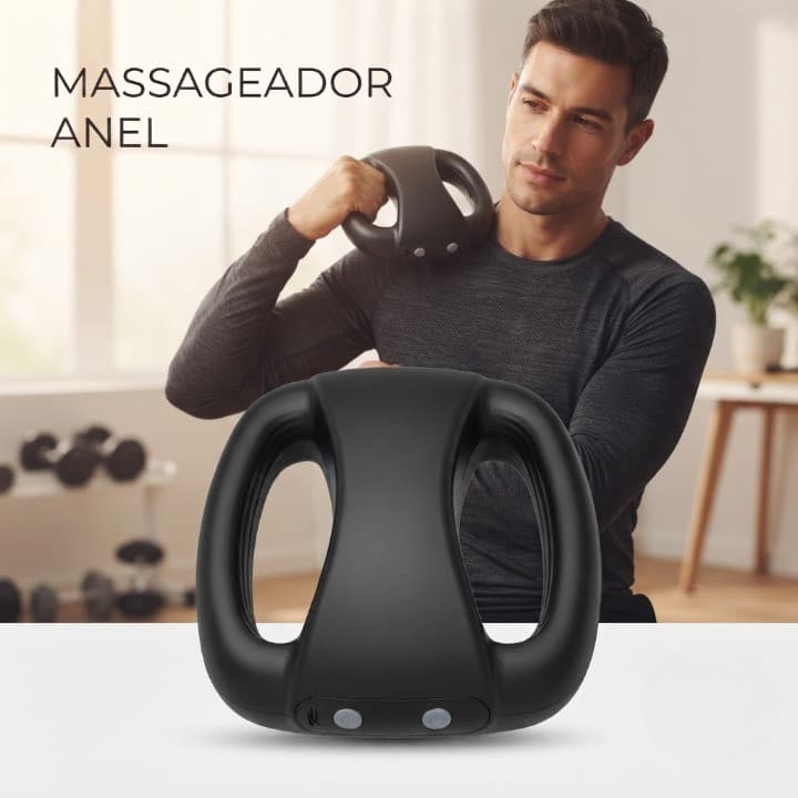 Massageador Anel Muscular Elétrico Recarregável USB Portátil Uso Diário Novete