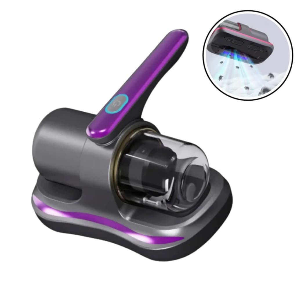Aspirador de Pó Portátil Sem Fio Escova Removedor de Ácaro Recarregável USB LK-5120A