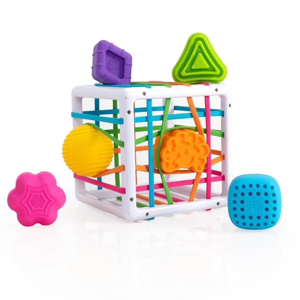 Brinquedos Educativos InnyBin da Fat Brain Toys, Brinquedos Sensoriais para Bebês e Crianças Pequenas, Brinquedos para B