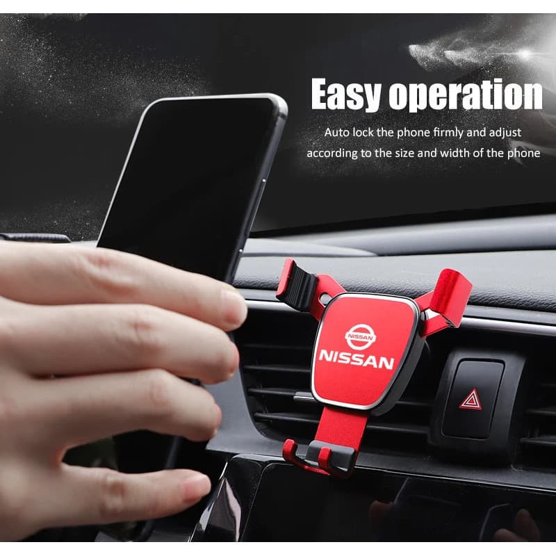 1 Suporte de celular para carro com fixação na saída de ar para Nissan Qashqai Juke Pulsar Sentra Altima Patrol Micra Ro
