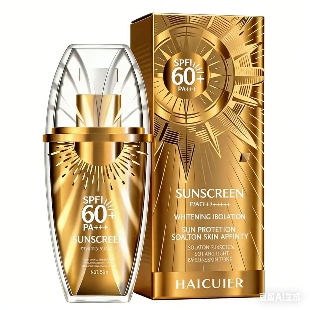H HAICUIER Pequeno Pote de Ouro Protetor Solar Creme Vietnã Produtos Quentes Loção Protetor Solar Poderosa Transparente