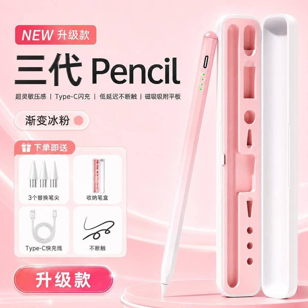 Caneta capacitiva 2026 novo estilo Universal magnético stylus Tablet stylus pintura dedicada Apple Android stylus