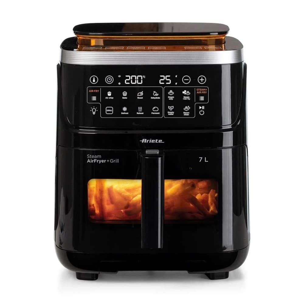 Fritadeira Air Fryer 7L Função Grill + Vapor 1700W 110V Painel Digital