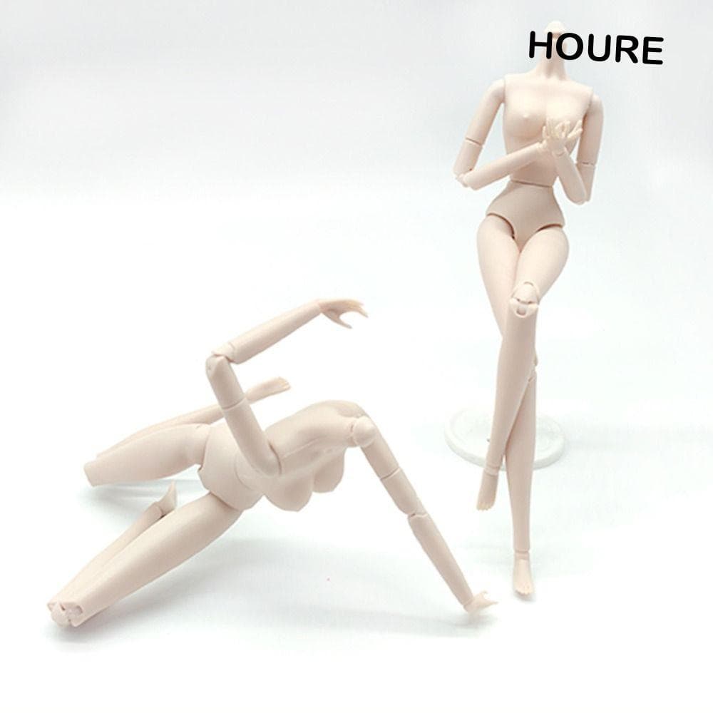 Brinquedos De Boneca Nua De Pele Branca HOURE , Bonecas BJD Nuas Articuladas Móveis De 28 Articulações , Super Modelo De
