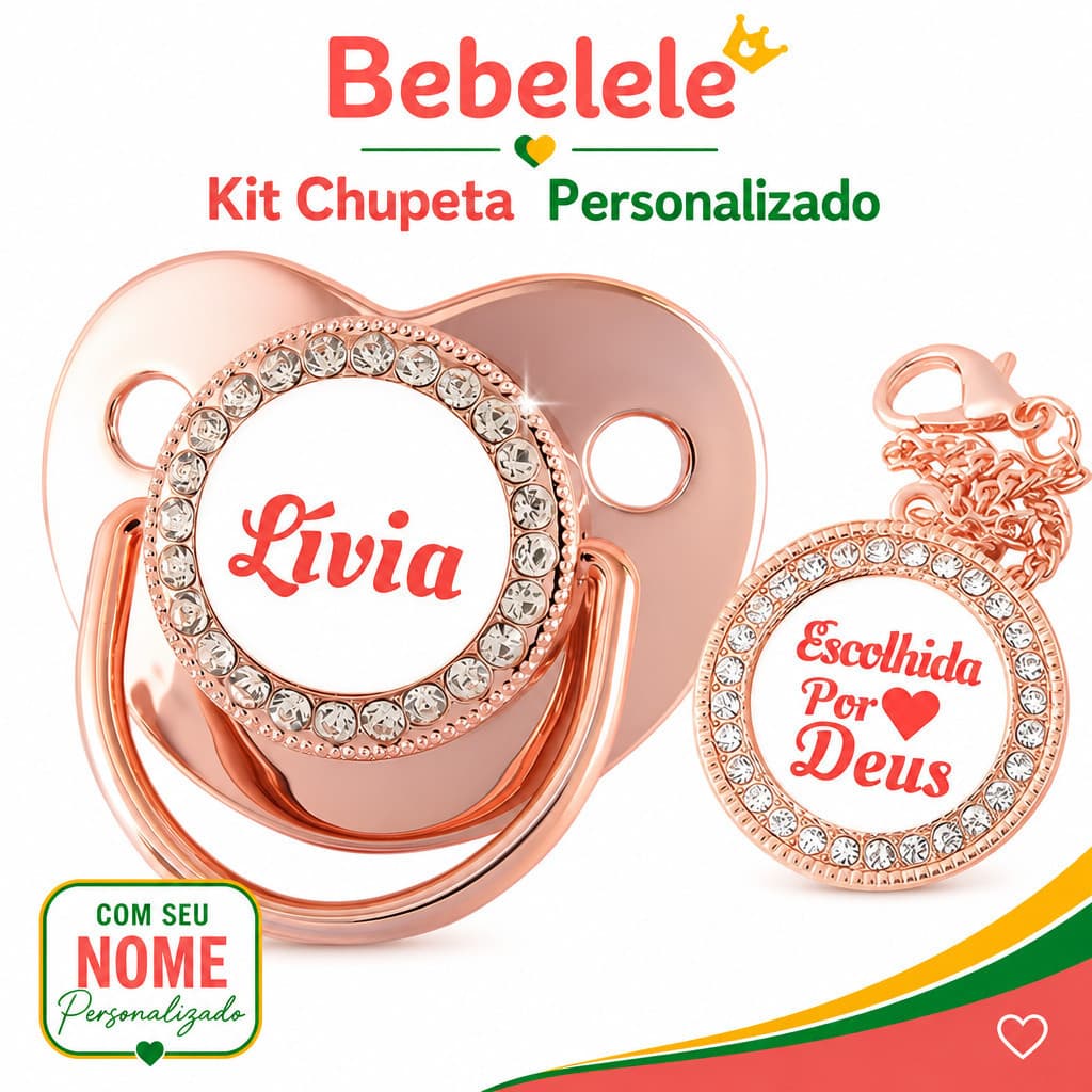 Chupeta para bebês com nome personalizado do bebê, chupeta de silicone BPA Free &YFKN