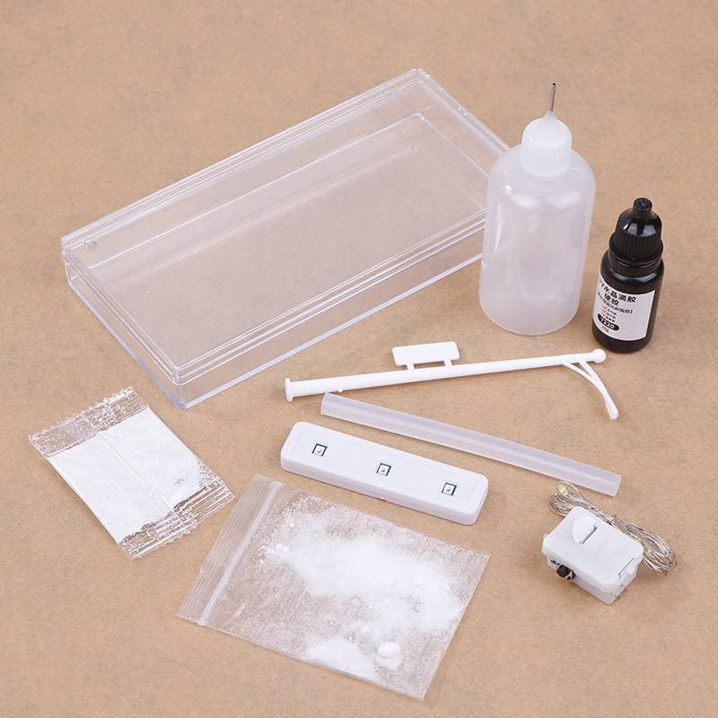 [Init-t] Simulação De Neve Com Luz De Rua , Brinquedo Científico Para Crianças , Kit De Física , Brinquedos Educativos D