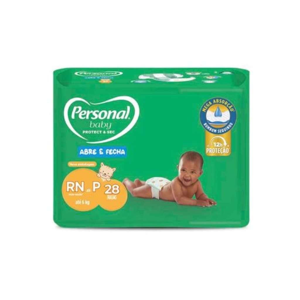 Fralda Descartável Personal Baby Jumbo RN a P,M,G,XG,XXG