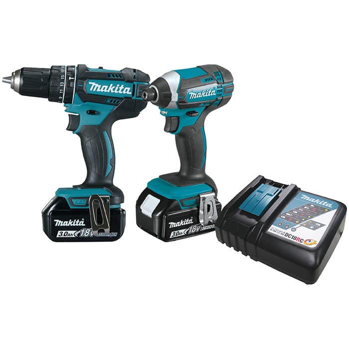 Kit Parafusadeira de Impacto Parafusadeira Furadeira Makita