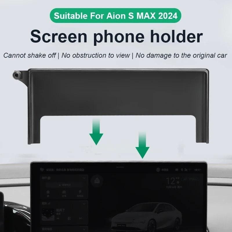 Suporte De Telefone Móvel Para Carro AION S MAX 2024 Navegação De Fixação Automática Controle Central Tela De 14.6 Poleg