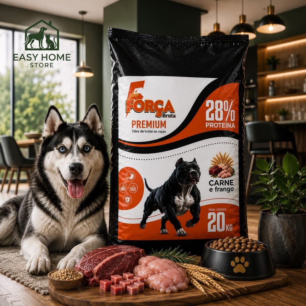 Ração para Cachorros 20kg Energia, Proteína e Boa Digestão