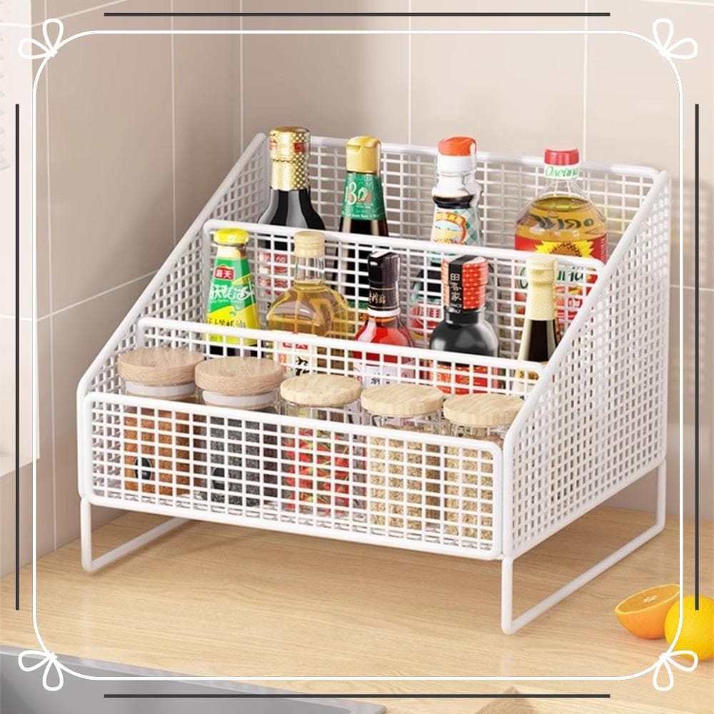 Rack De Armazenamento De Cozinha , Organizador De Bancada Que Economiza Espaço Especiarias Multiuso