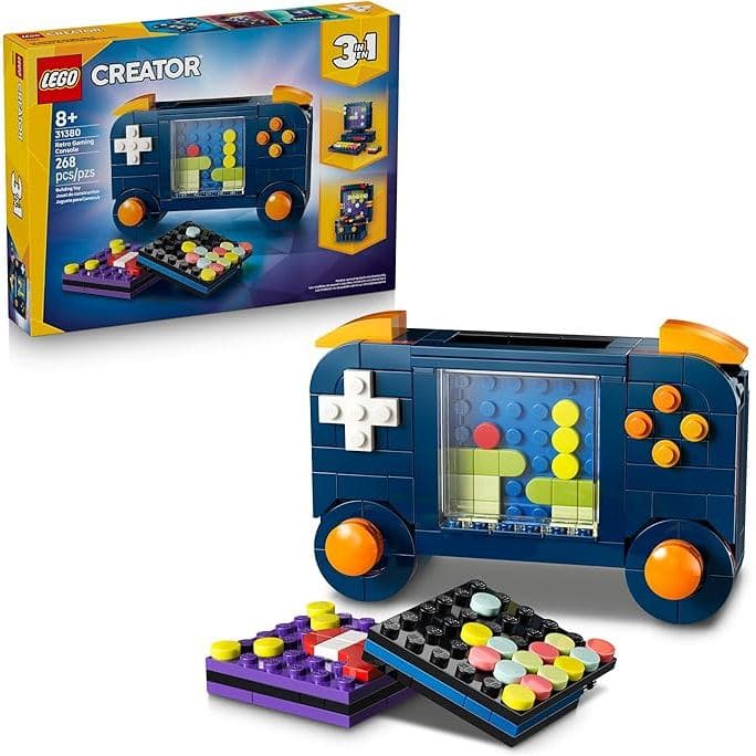 Blocos de Montar - Creator 3em1 Console de Jogos Retro - LEGO M BRINQ