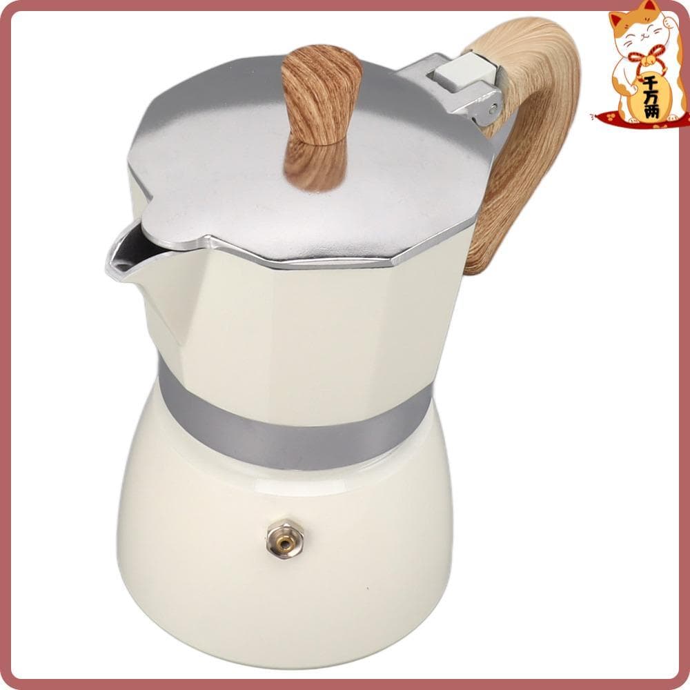 Cafeteira Italiana , Panela De Café Moka Compatível Com Fogão Octogonal , 3 Xícaras/6 , Expresso