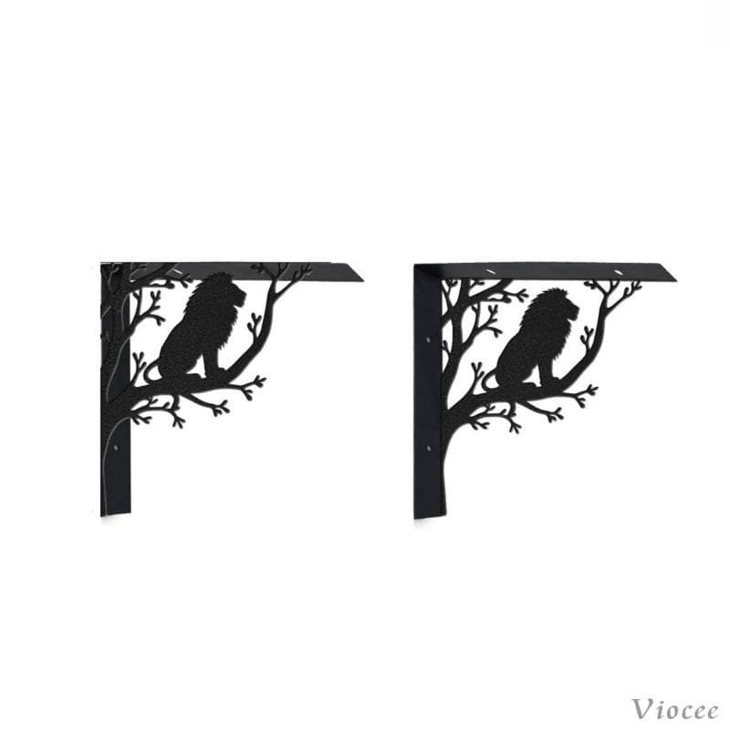 [Viocee] Suporte De Prateleira Com Galho De Árvore Montado Na Parede Que Economiza Espaço