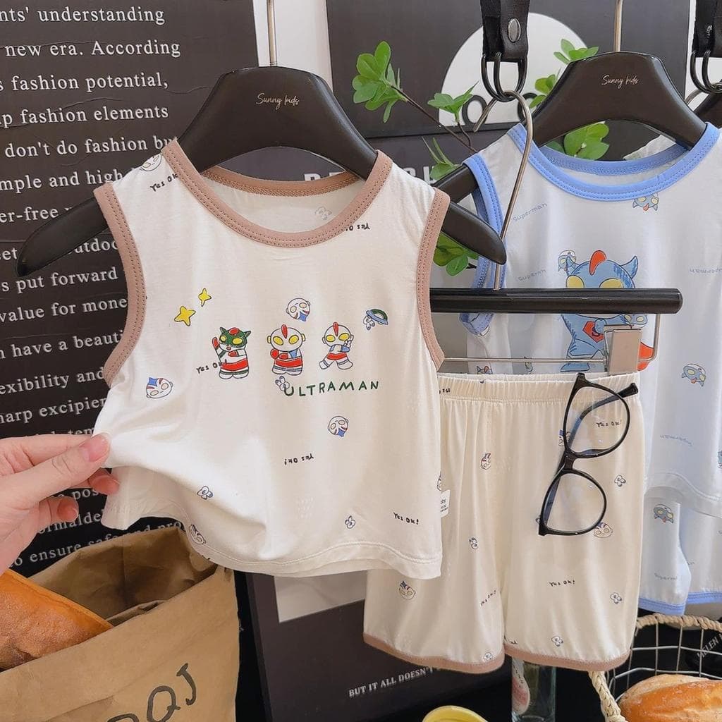 Bebê bebê roupas de verão terno da menina do bebê verão fino divisão criança um ano de idade menino roupas do bebê novo 